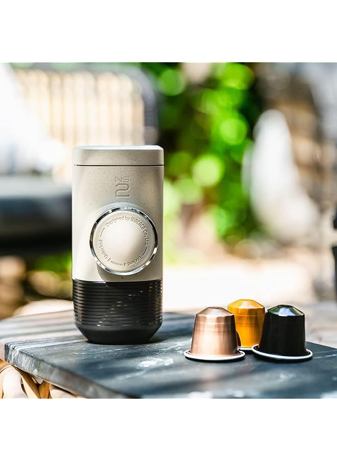 Portable Espresso Machine New Generation Manually Operated Coffee Maker Compatible With Nespresso Original Capsules