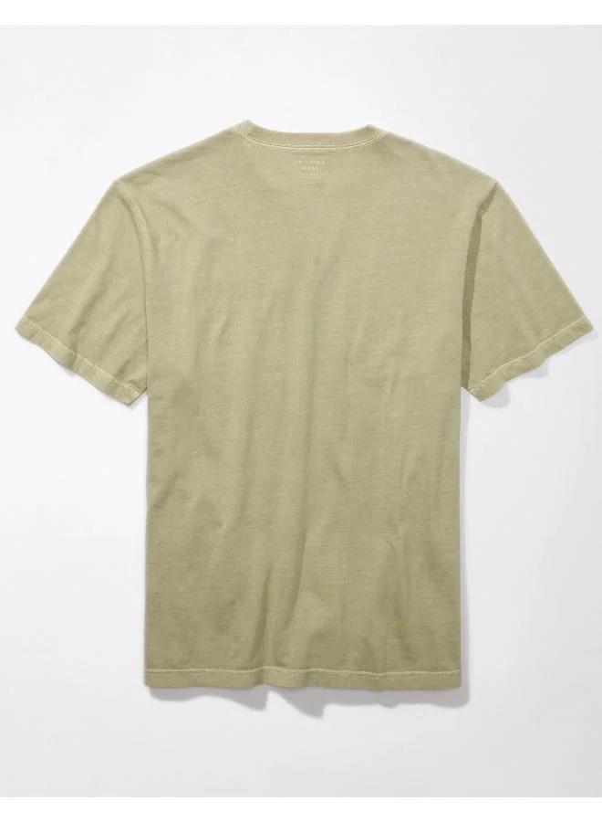 امريكان ايجل Logo Detail Crew Neck T-Shirt