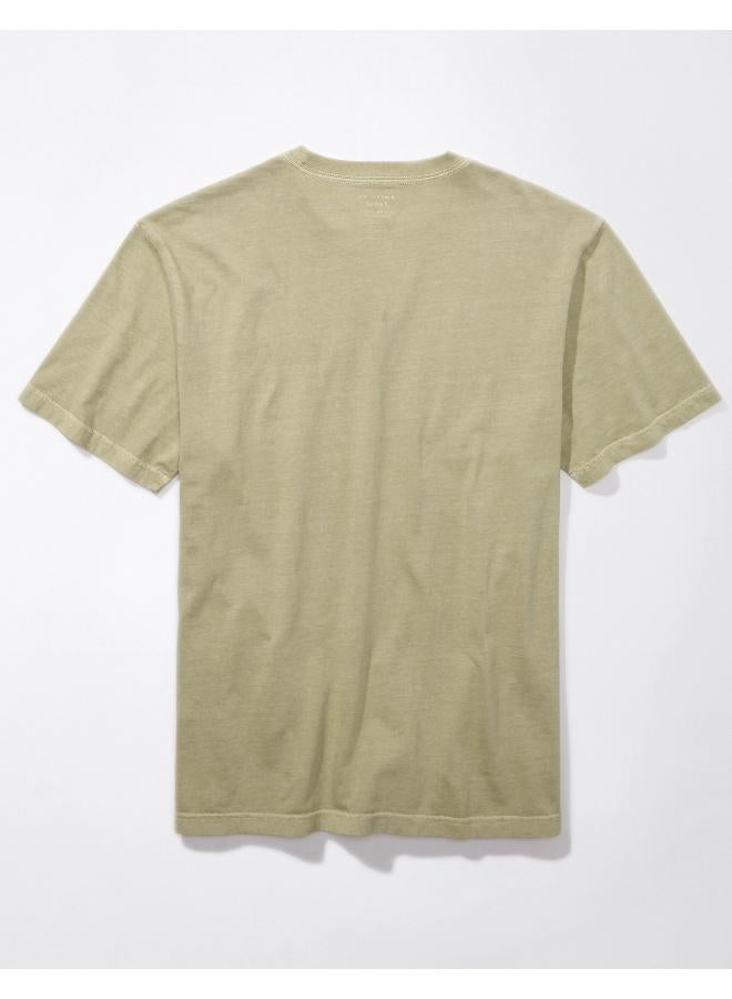 American Eagle Logo Detail Crew Neck T-Shirt - Image 2