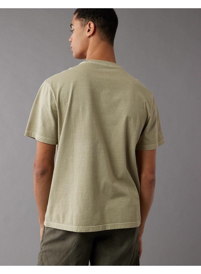 American Eagle Logo Detail Crew Neck T-Shirt - Image 4
