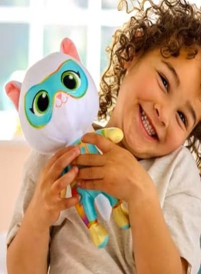Disney Store Official SuperKitties Bitsy Plush - Detailed Disney Stuffed Animals with Embroidered Features and Screen Art Elements, Part of SuperKitties Plush Collection - Image 2
