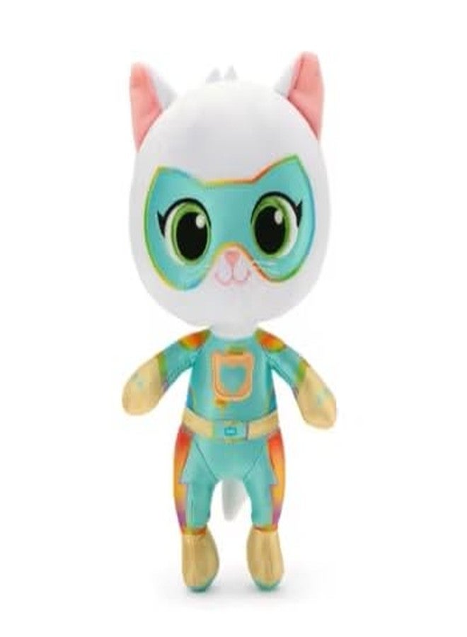 Disney Store Official SuperKitties Bitsy Plush - Detailed Disney Stuffed Animals with Embroidered Features and Screen Art Elements, Part of SuperKitties Plush Collection - Image 1