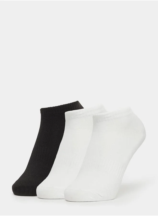 Styli Styli Set of 3 - Ribbed Cuff Ankle Socks