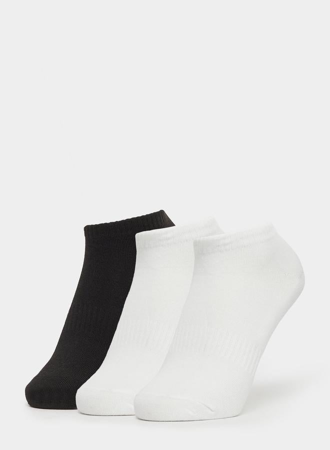 Styli Set of 3 - Ribbed Cuff Ankle Socks - Image 1