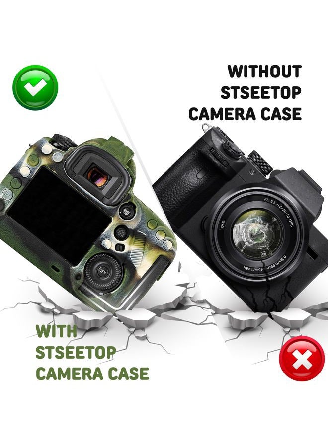 STSEETOP حافظة كاميرا كانون 5D مارك IV (أخضر عسكري) - Image 5