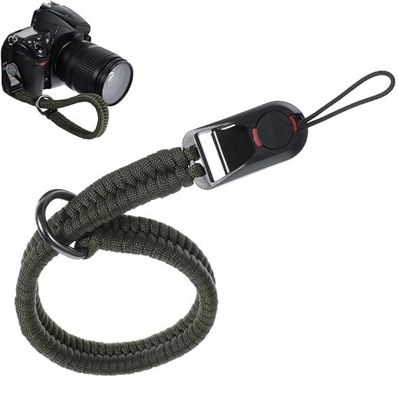 RUBRIC Camera Wrist Strap | Paracord Hand Grip with Quick Release | Adjustable & Durable Polsband for DSLR, Mirrorless & Action Cameras - Image 1