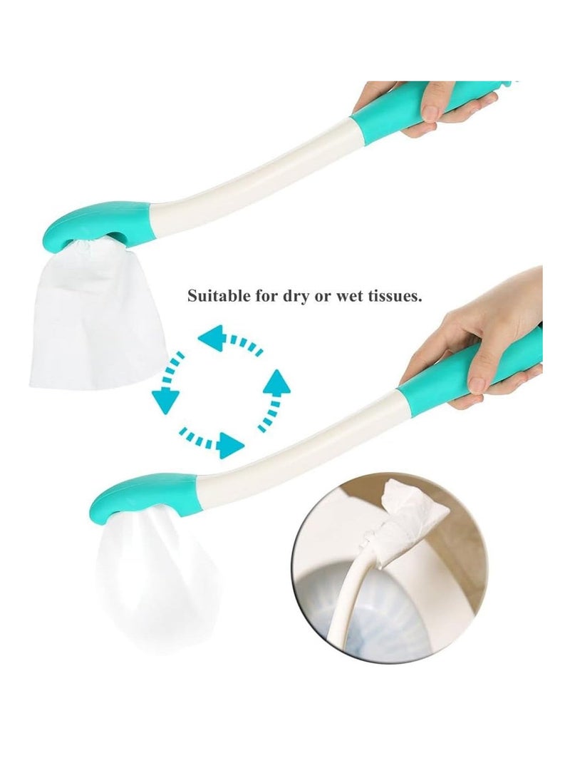 Self Wipe Toilet Aid – 40cm Long Reach Tissue Holder for Elderly, Disabled, Pregnant, Overweight or Post-Surgery Use – Comfortable & Easy Hygiene Tool - Image 3