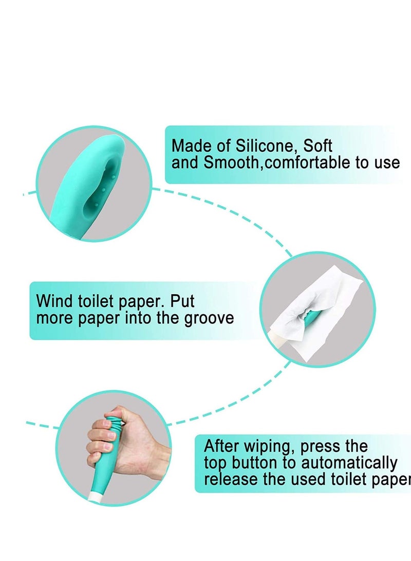 Self Wipe Toilet Aid – 40cm Long Reach Tissue Holder for Elderly, Disabled, Pregnant, Overweight or Post-Surgery Use – Comfortable & Easy Hygiene Tool - Image 4