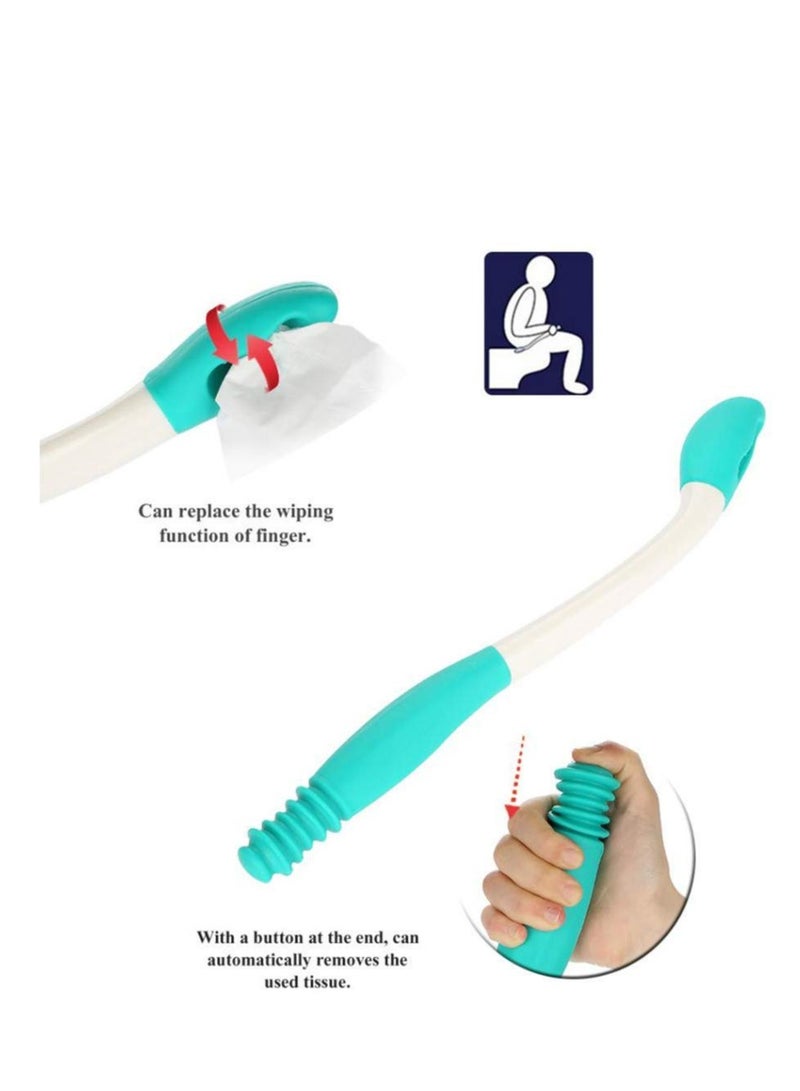 Self Wipe Toilet Aid – 40cm Long Reach Tissue Holder for Elderly, Disabled, Pregnant, Overweight or Post-Surgery Use – Comfortable & Easy Hygiene Tool - Image 5