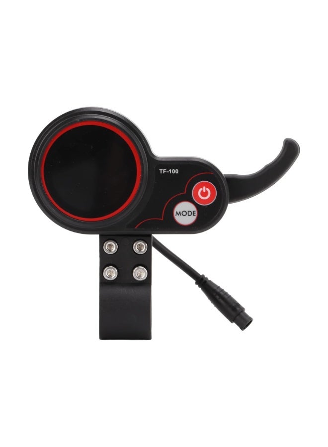 Fukukawa TF-100 Electric Scooter Display 5 Pin LCD Dashboard with Throttle Waterproof Speedometer Compatible with Kugoo M4 48V Scooter - Image 1