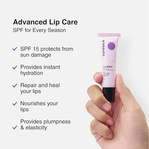 Cureskin Lip Balm with SPF 15 | Lip Lightening Balm for Dark Lips | Lip Balm for Dark Lips to Lighten - Image 2