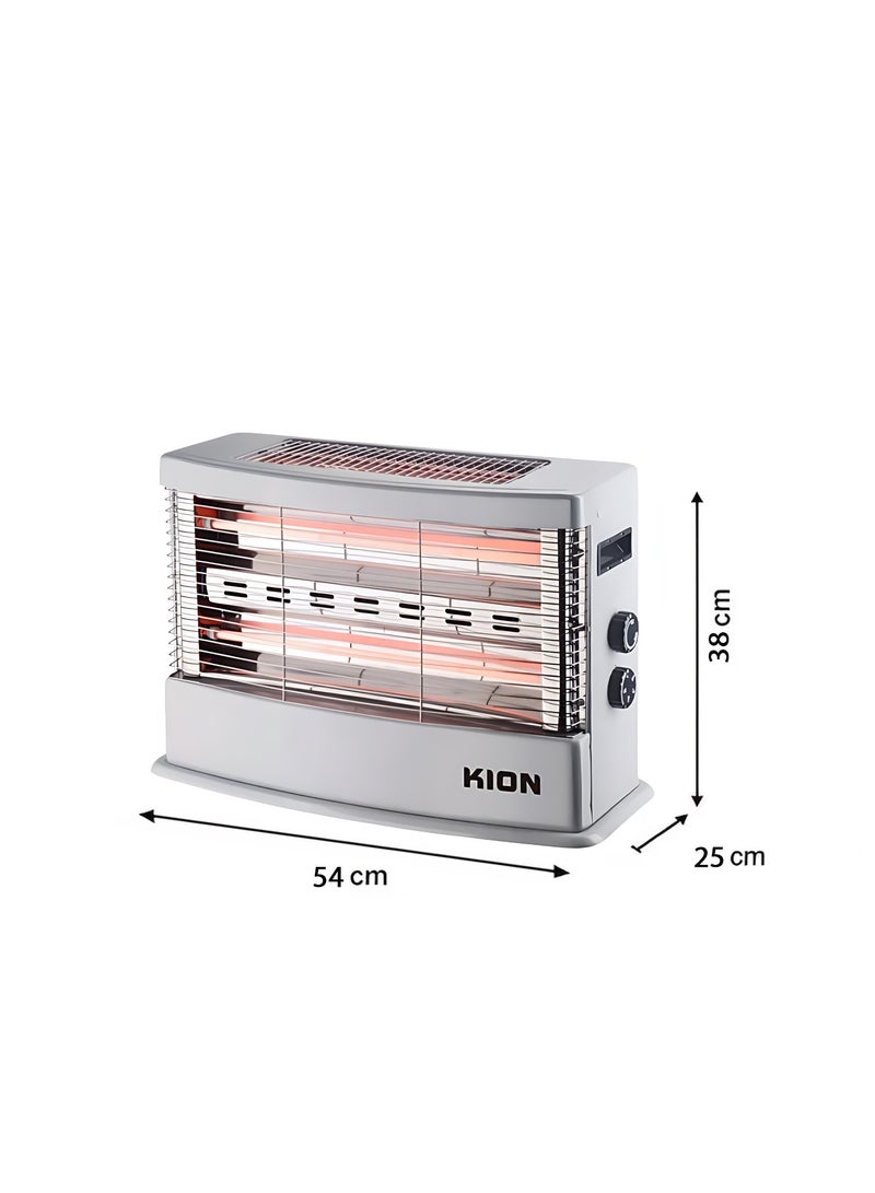 Kion Electric Heater - 4 Bulbs 1600 W KH/2650G White - Image 2