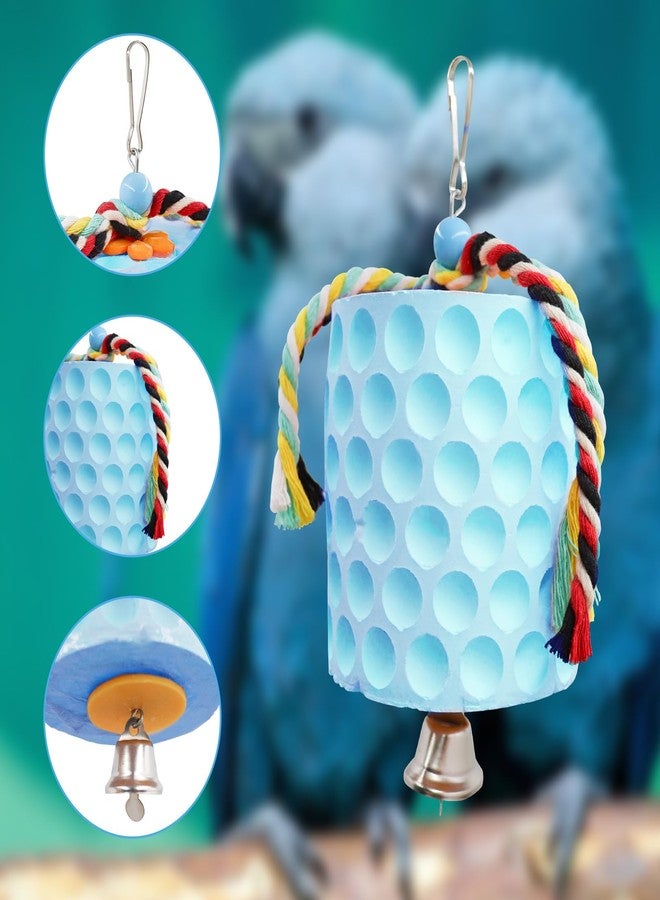 Oooct Extra Large Bird Chewing Toy, Parrot Beak Grinding Calcium Stone with Bells, Bird Cage Accessories, Cage Toys for Cockatiel Parakeet Parrot Budgies Rat Hamster Chinchilla Rabbit Bunny African Grey - Image 4