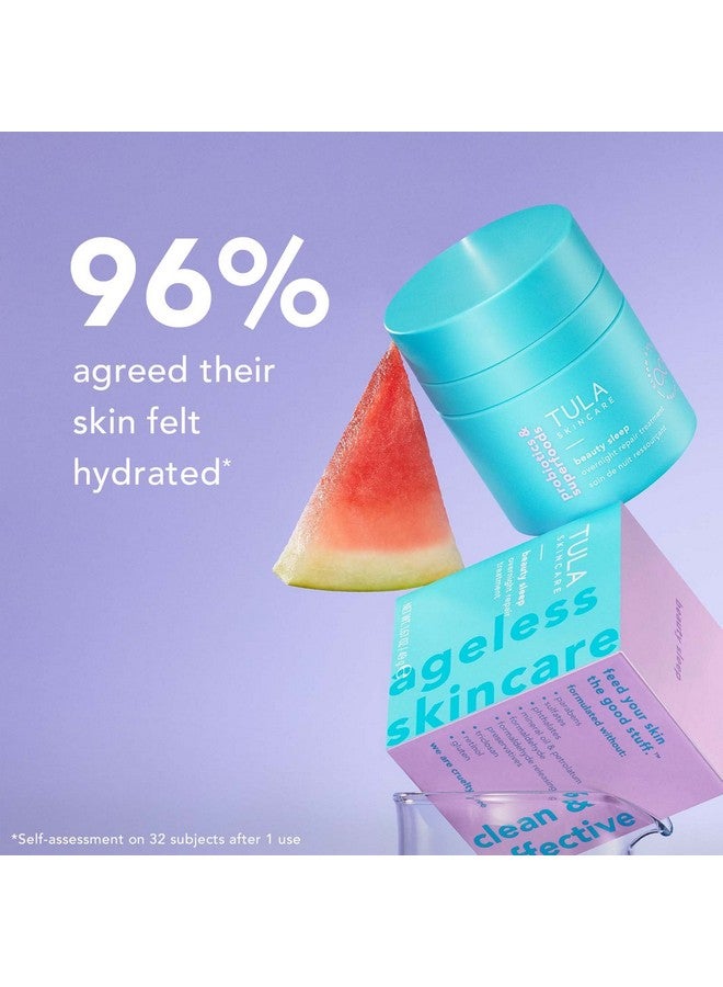 TULA Skin Care Beauty Sleep Overnight Repair Treatment - Anti-Aging, Night Cream, Contains Natural Peptides, AHAs, Retinol, Vitamin C to Reduce the Appearance of Lines and Dull Tone, 1.7 oz. - Image 5