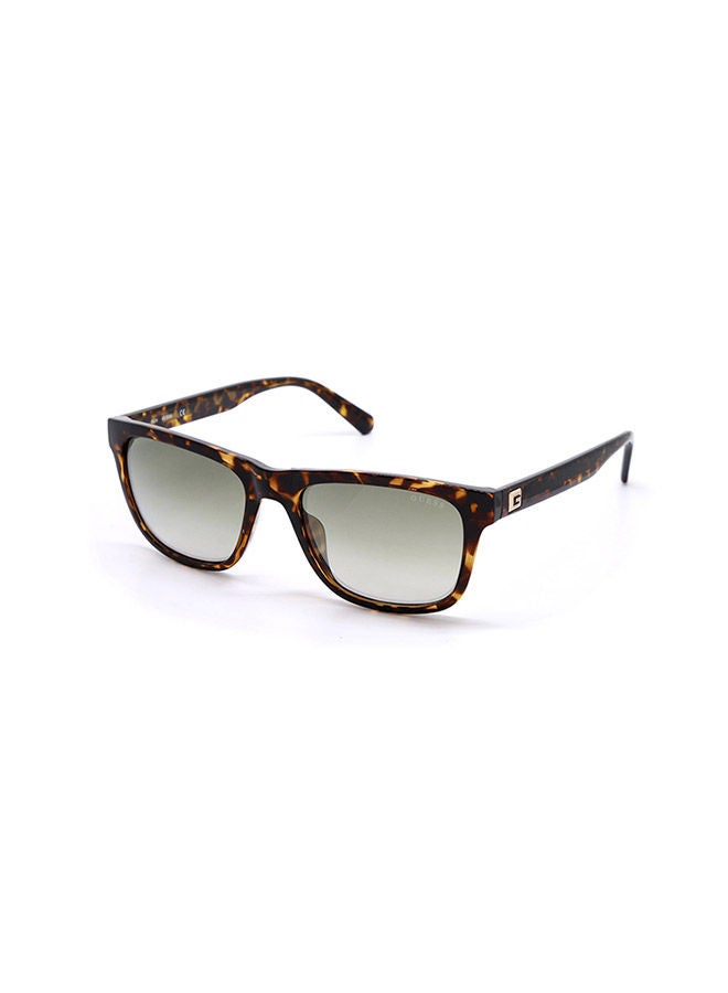 GUESS Unisex Square Sunglasses with Green Lenses - GU6971 52P 55mm - Image 1