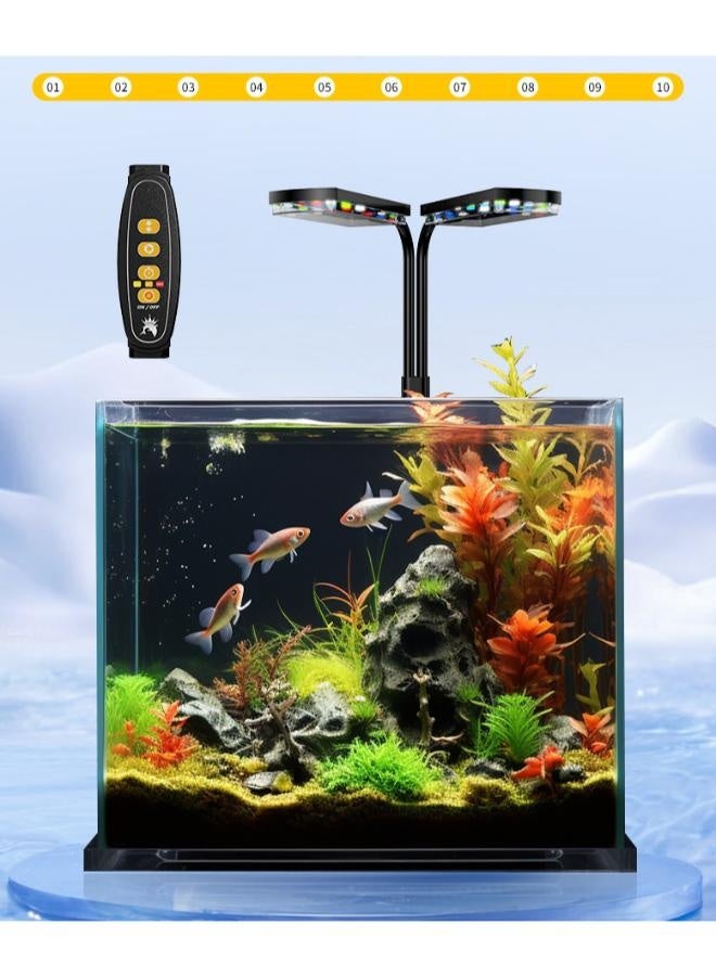 ZHIYANG Double Head Clip Light 9W Timing Control with 3 Stage Colors - Image 5