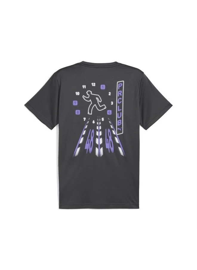 Puma Dusky Gray RUN DIGITOKYO Graphic Tee Men for Men | Best Price UAE
