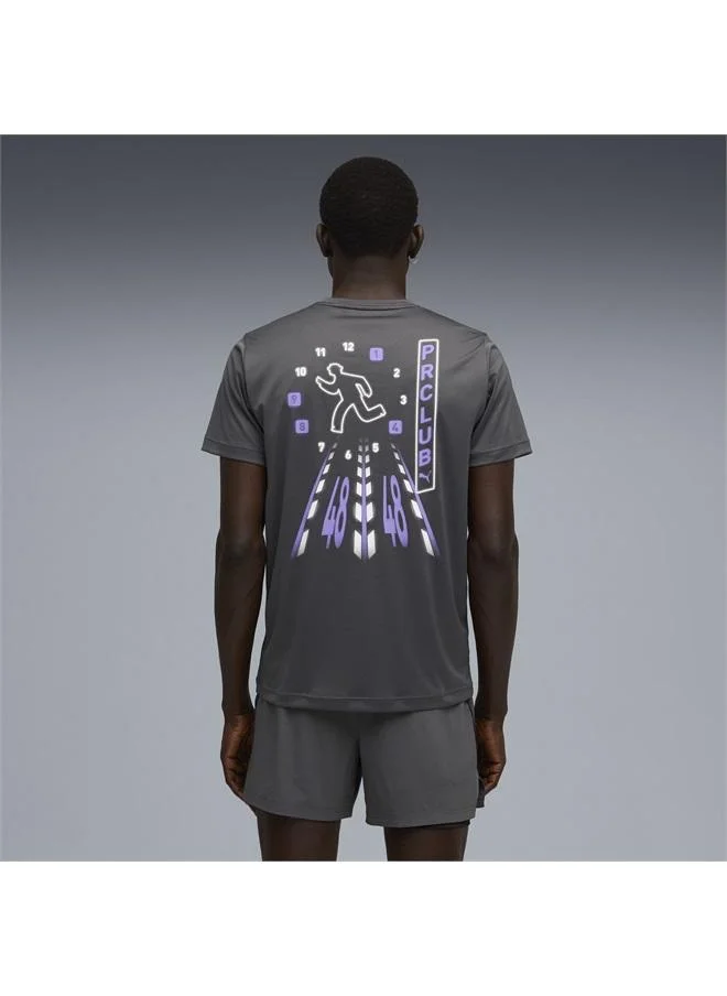 Puma Dusky Gray RUN DIGITOKYO Graphic Tee Men for Men | Best Price UAE