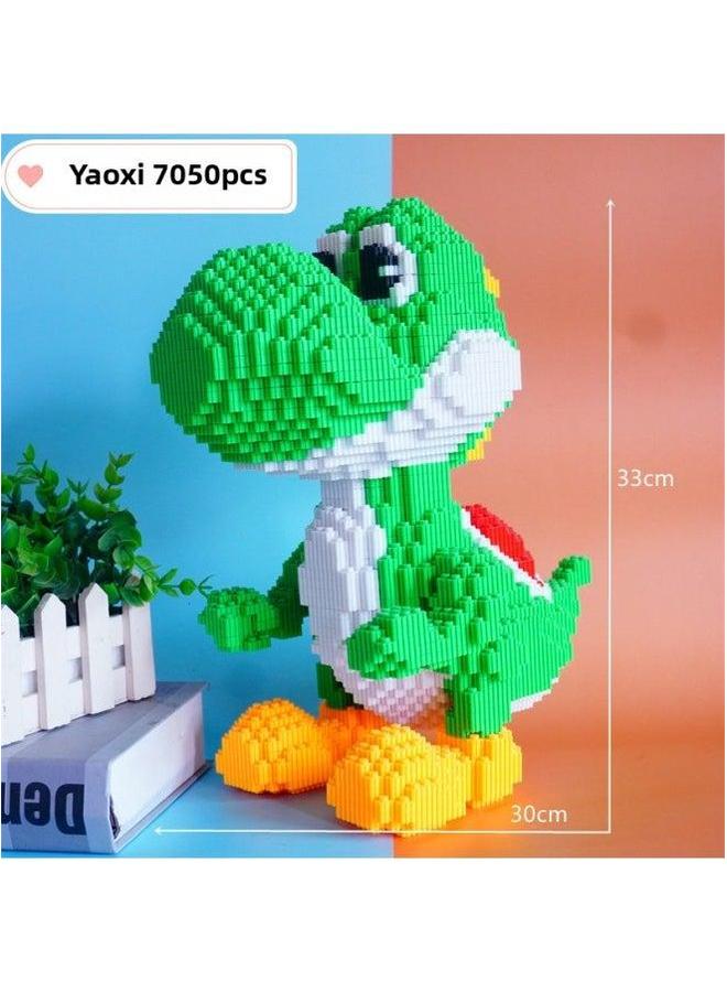 Large Mario Building Blocks Set For Boys And Girls Educational Assembly Toy Adult Kids Puzzle Gift Losen ABS Material-Color:LS6010 Yoshi - Image 1