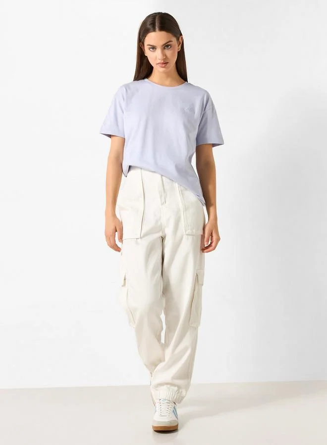 Kappa Kappa Crew Neck T-shirt with Short Sleeves