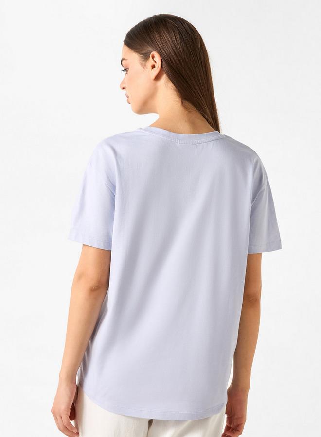 Kappa Crew Neck T-Shirt With Short Sleeves - Image 3