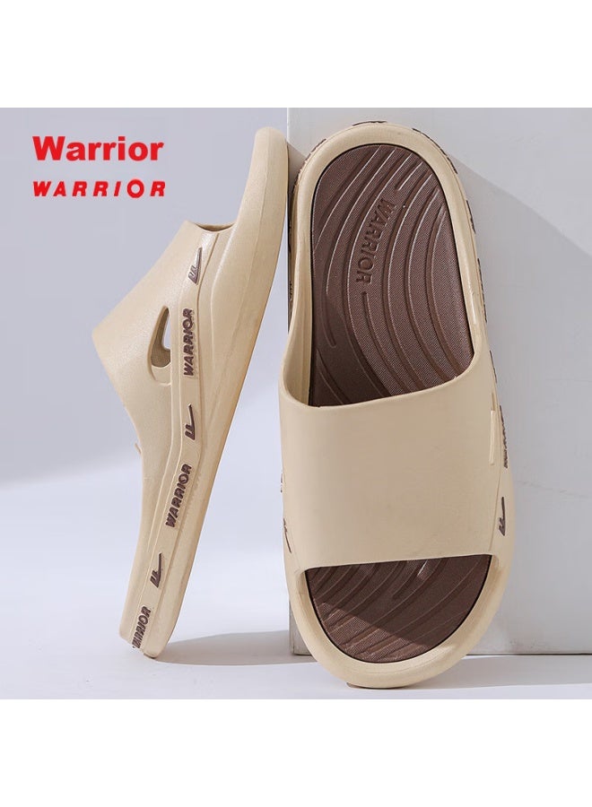 Pull Back Warrior Soft Cushion Thick-soled Men's Sports Indoor/outdoor Wear-resistant Non-slip Sandals Hl3992 Khaki Brown Size 46-47 - Image 4
