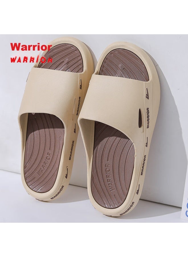 Pull Back Warrior Soft Cushion Thick-soled Men's Sports Indoor/outdoor Wear-resistant Non-slip Sandals Hl3992 Khaki Brown Size 46-47 - Image 5