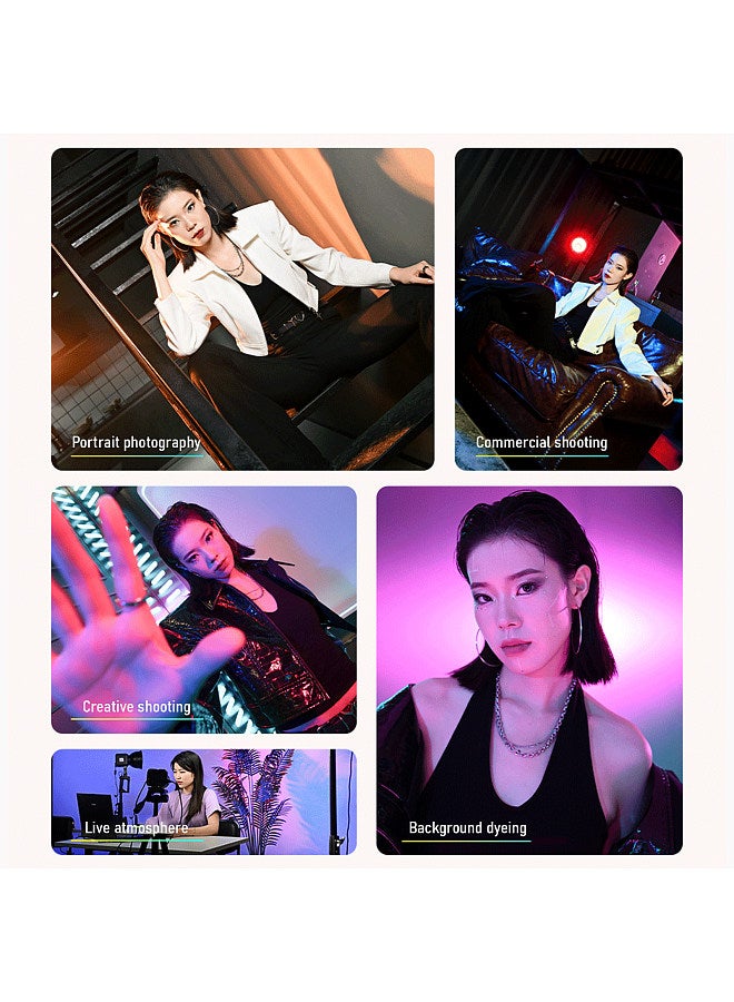 YONGNUO YNLUX100RGB 120W Bi-color Photography Light Full Color RGB Video Light 2000K-10000K Dimmable CRI≥96 with Standar Bowens Mount 30 Lighting Scene Effects 2.4G Wireless System  - Image 3