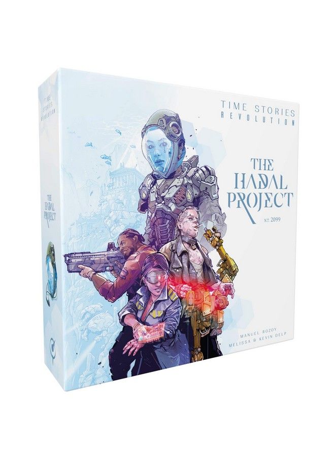 Space Cowboys قصص الزمن: مشروع هادال؛ لعبة مغامرة؛ لعبة استراتيجية؛ لعبة تعاونية للبالغين والمراهقين؛ للأعمار 12+؛ 14 لاعب؛ متوسط وقت اللعب 60+ دقيقة؛ من إنتاج سبيس كاوبويز - Image 2