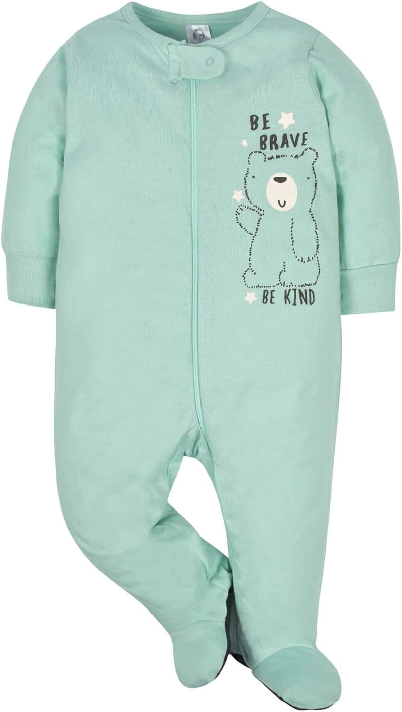 Gerber Baby Boys' 4 Pack Sleep 'N Play Footie - Image 3