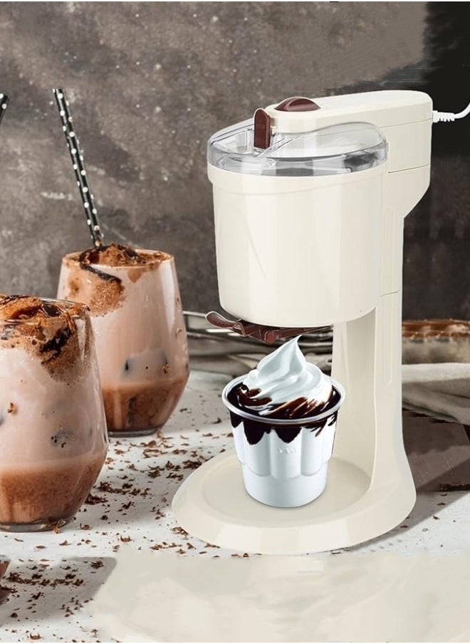 M MIAOYAN - Ice Cream Maker with Built-in Freezer Ice Maker for KitchenAid Fruit Ice Cream Roll Frozen Dessert Maker, Compact Size for Ice Cream, Mixes, Milkshakes, Sorbets, Smoothie Bowls and More - Image 1