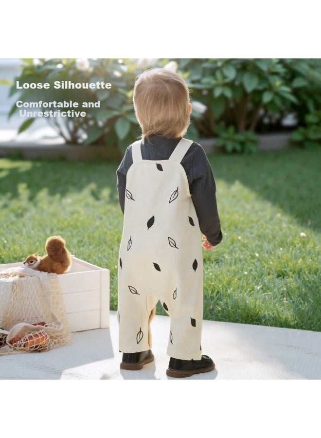 Aqpa Baby Overalls Spring Autumn Uni Baby Pants Leaf Whisper Size 80 - Image 3