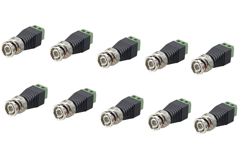 LipiWorld® BNC Connector Connectors for CCTV Camera (Screw Type Pack-10) - Image 1