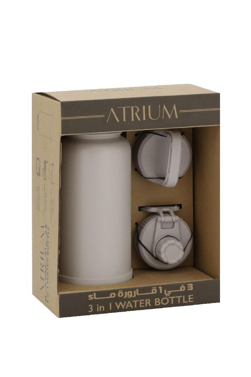 Atrium Tumbler Double Wall Vacuum with 3 Kinds of Caps Hot/Cold 650.00 ml - Image 3