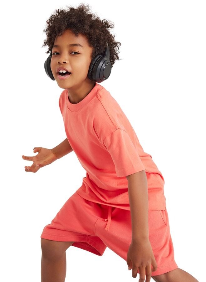 Mei Stylish Kids Plain Basic Cotton Short Sleeve Crew Neck T-shirt - Image 4