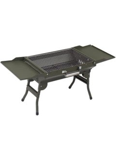 Generic Outdoor BBQ Portable Iron Charcoal BBQ Grill Non-Stick Surface Foldable Barbecue Grill for Family Home Outdoor Camping  - Image 1