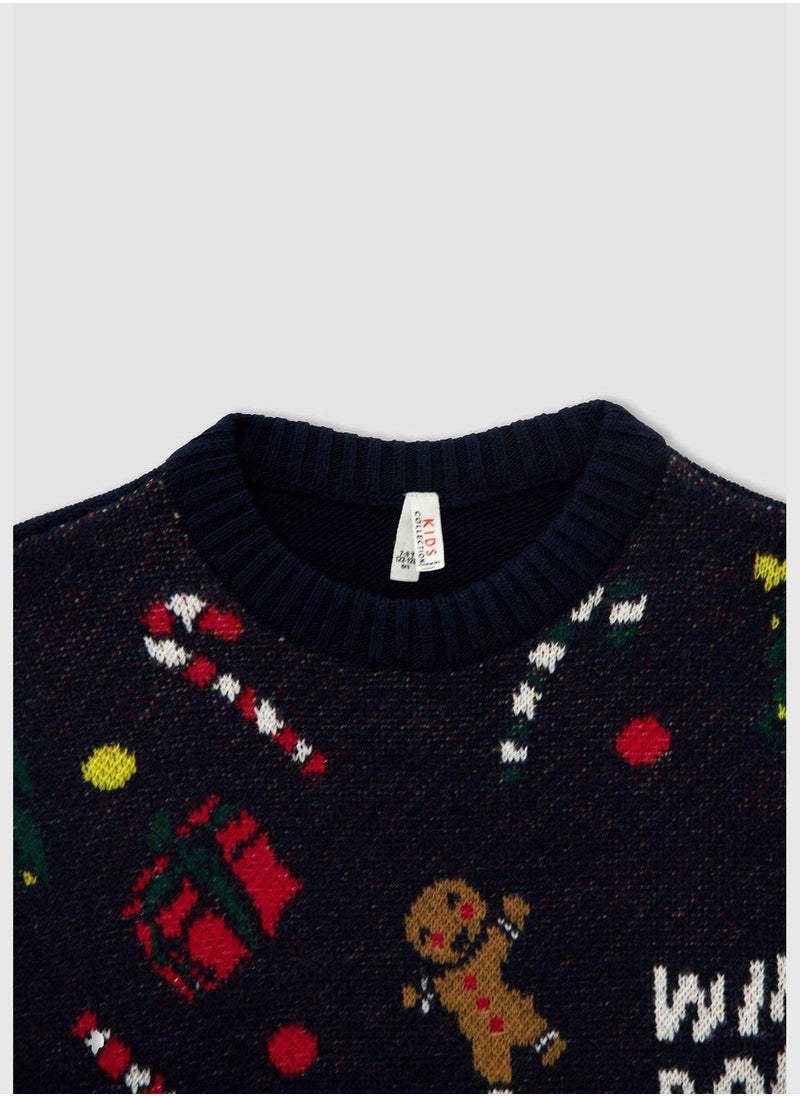 DeFacto Newyear Themed Long Sleeve Knit Jumper  - Image 2