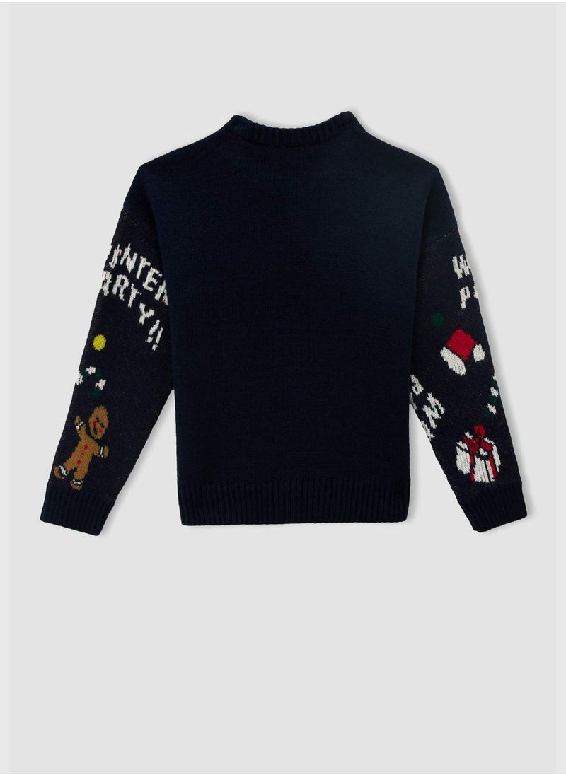 DeFacto Newyear Themed Long Sleeve Knit Jumper  - Image 5