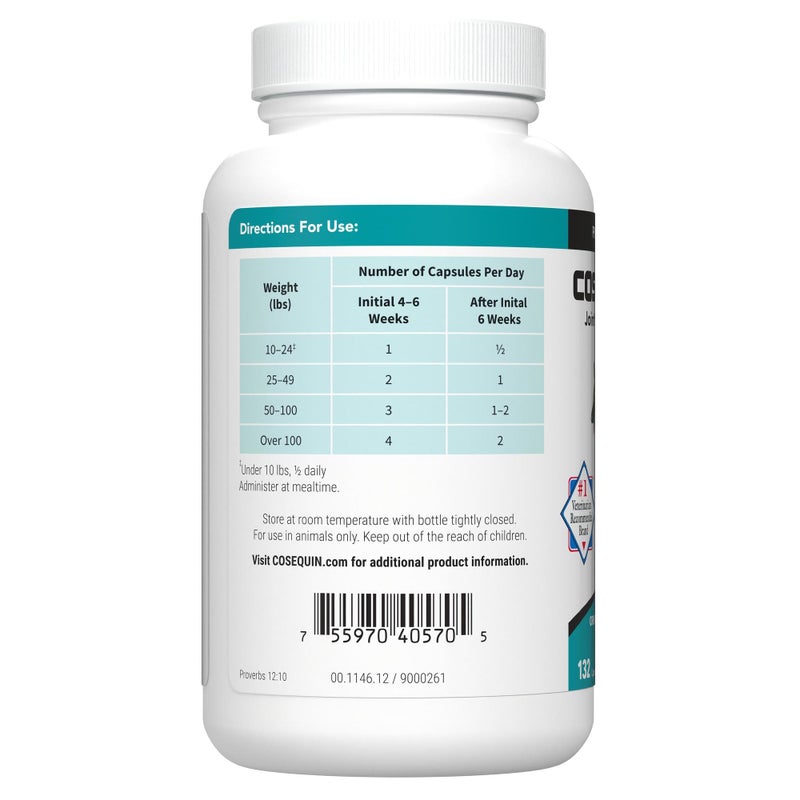 Nutramax Laboratories Nutramax Cosequin for Dogs Joint Health Supplement, Contains Glucosamine for Dogs, Plus Chondroitin, Supports Healthy Joints, Sprinkle Capsules, 132 Count - Image 3