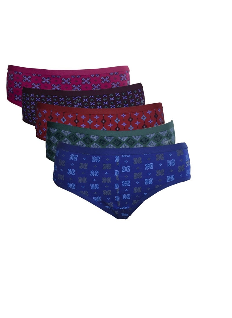 IDEAL innerware - Ladies Cotton Panties 2 pcs pack ( Assorted Print) - Image 1
