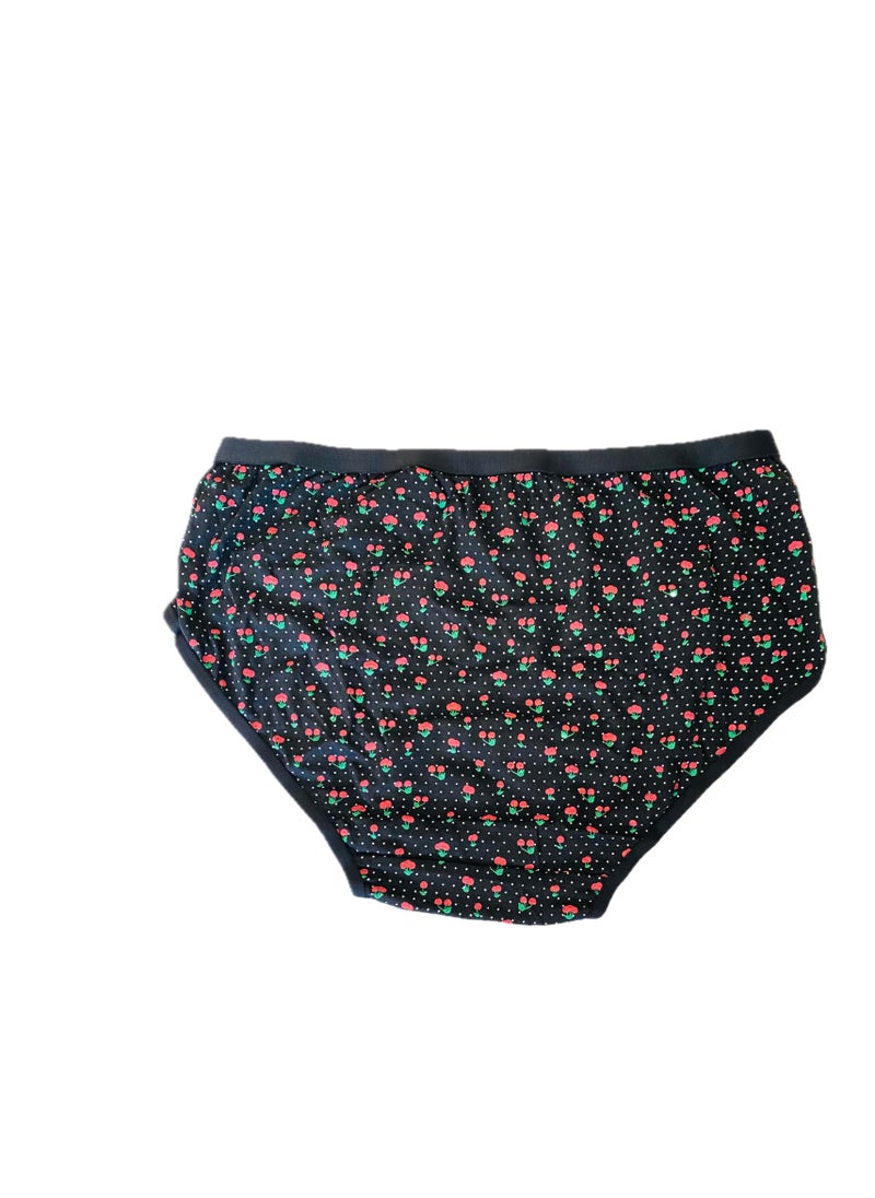 IDEAL innerware - Ladies Cotton Panties 2 pcs pack ( Assorted Print) - Image 1