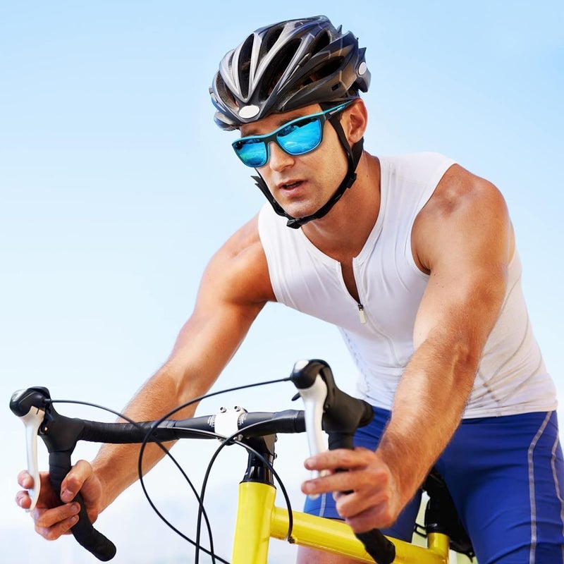 SOLARAE 3 Pcs Polarized Sunglasses Mens/Women Sport Glasses UV400 Driving Fishing Running Cycling Outdoors Sun Glasses - Image 2