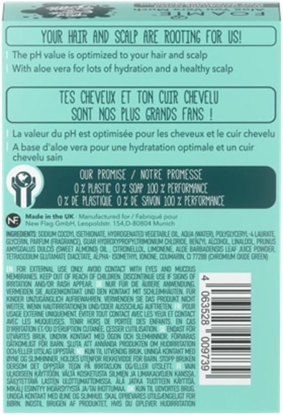 Foamie Solid Shampoo I Shampoo Bar for Dry Hair with Aloe Vera Almond Oil I Moisturising Hair Care I 100 Vegan PlasticFree I 80g - Image 3