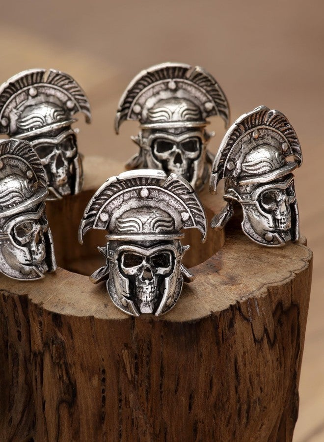 HAQUIL Centurion Skull Lanyard 5 pcs Combo Viking Norse Hair Beads Lock Beads Dreadlock Accessories - Image 2