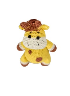 Happy Threads Happy Threads | Kinder Giraffe, Handmade Crochet Animal,7.50 inch Tall, Best Size for Kids of All Ages, Cute Stuffed Soft Toys for Boys and Girls, eco-Friendly  - Image 3