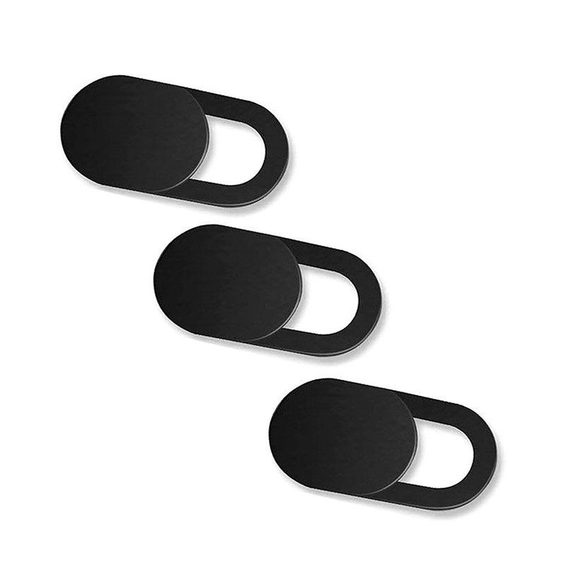 Webcam Cover 3-Pack Super Thin Lightweight - High-Grade ABS Easy To Install Removable Camera Shield for Laptop PC Tablet Online Privacy Protection - Image 1