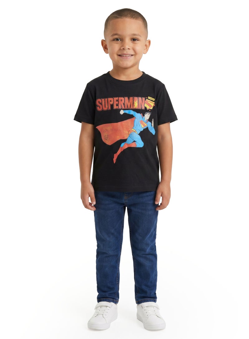 Warner Bros. Superman Toddler Boys Graphic T-Shirt – Casual Soft Cotton Tee - Image 4