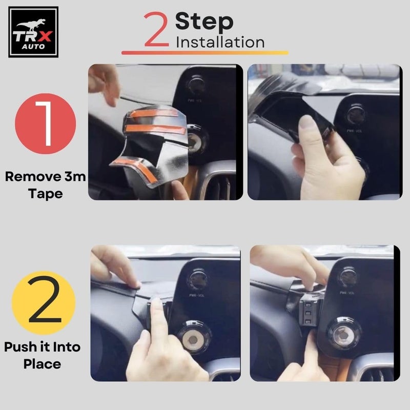 TRX AUTO Phone Holder With Gravity Phone Holder For Lexus LX600 2022 To 2025 | Lexus LX600 Accessories | Lexus LX 600 Phone Holder - Image 3