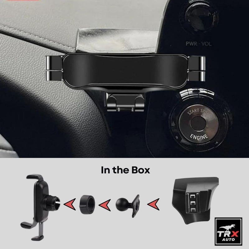 TRX AUTO Phone Holder With Gravity Phone Holder For Lexus LX600 2022 To 2025 | Lexus LX600 Accessories | Lexus LX 600 Phone Holder - Image 5