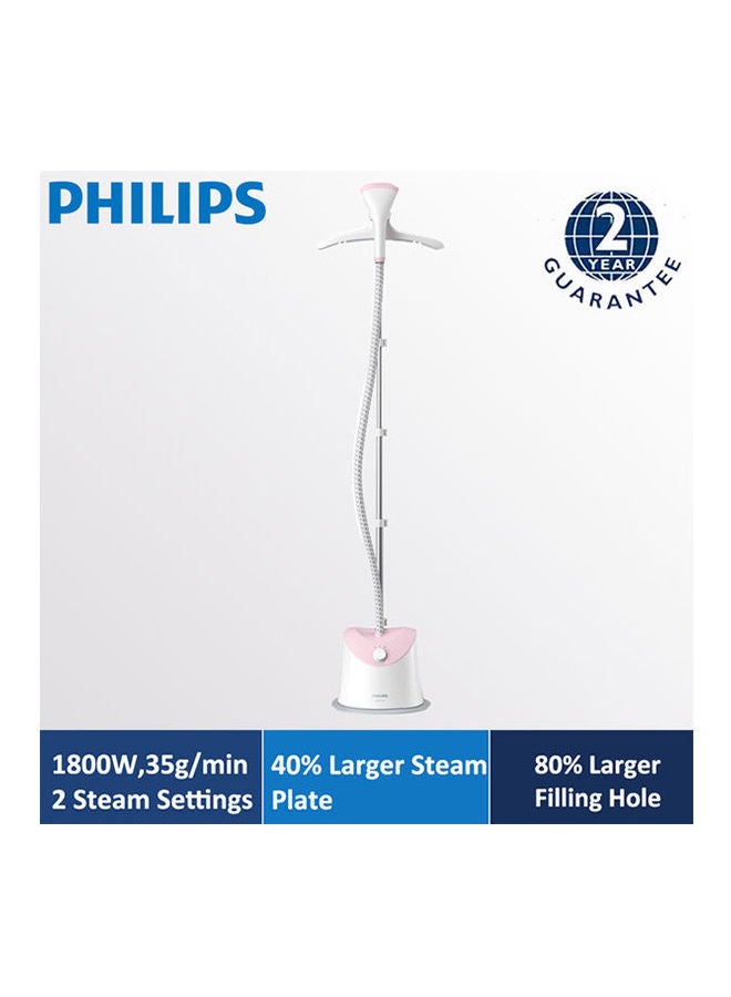 Philips Garment Steamer 1.4 L 1800 W GC484-49 White/Pink - Image 4